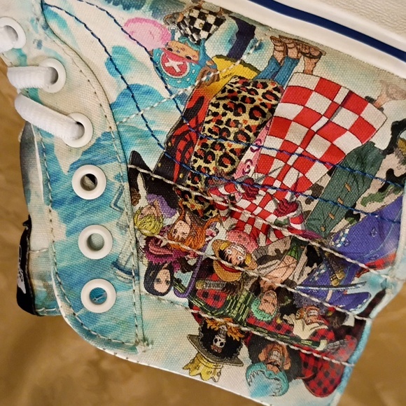 VANS "RARE"  LIMITED EDITION "One Piece" Sk8-Hi Colorful Women's 8.0 Men's 6.5 - Picture 5 of 13